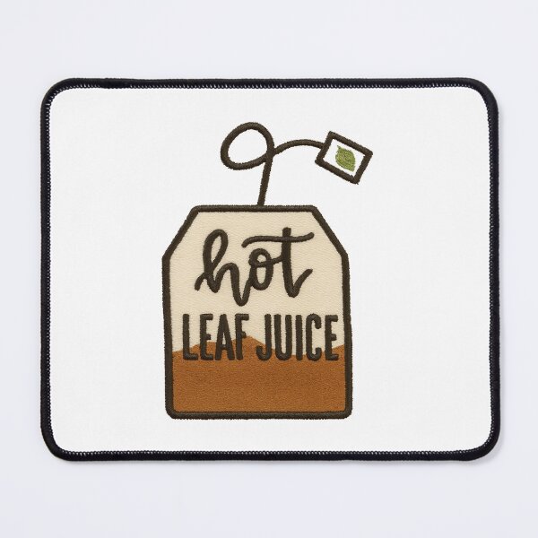 Item preview, Hot Leaf Juice comforting brew fire nation avatar tea wisdom embroidery designed and sold by SkeletonsDanger.