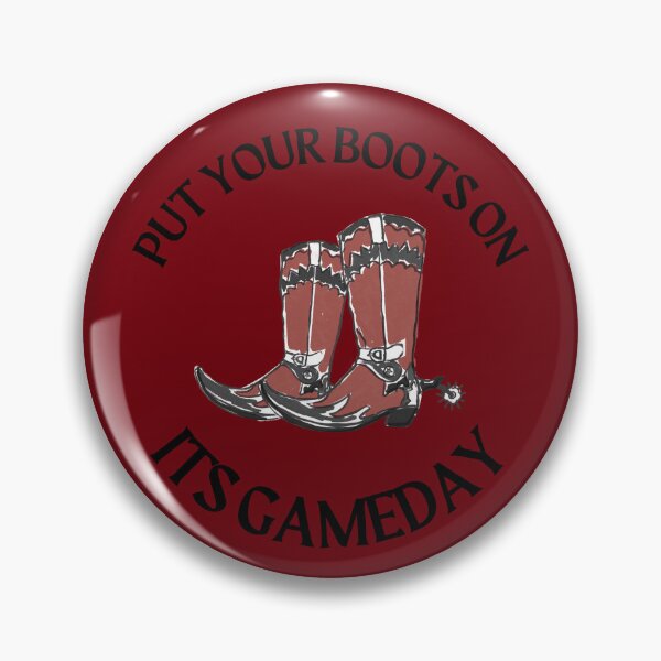 Item preview, South Carolina Gameday Football Pin Button designed and sold by Kickoff Buttons.