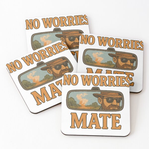 Item preview, No Worries Mate! (Tornado viewed in the mirror) designed and sold by Smart-Lizard.