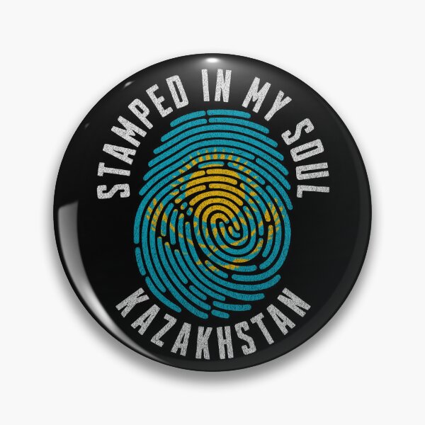 Item preview, Stamped in My Soul Kazakhstan Flag Kazakh Pride Roots designed and sold by chrisrivait.