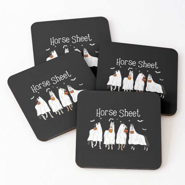 Item preview, Horse Sheet Halloween Ghost Horse Equestrian Farmer 	s Pullover 		 designed and sold by ykiusqne69.