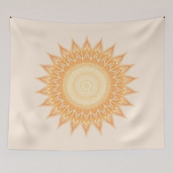 Item preview, Radiant Soul Mandala – Sunburst Energy Art designed and sold by ArtivaNest.
