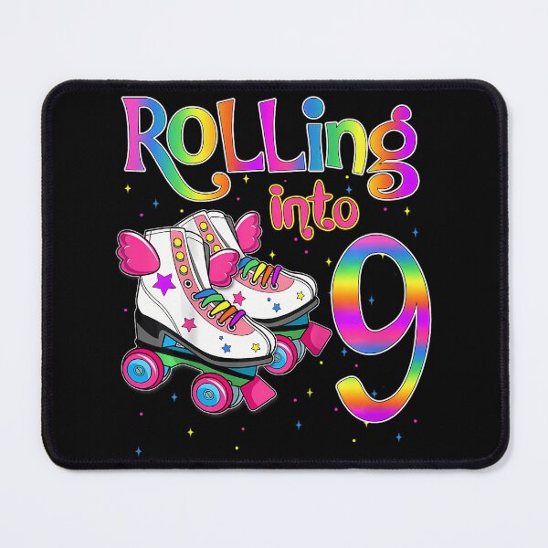 Item preview, Kids Rolling Into 9 years Let's Roll I'm Turning 9 Roller Skate 		 designed and sold by hkegdkrfr12.