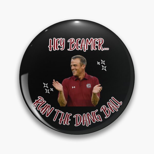 Item preview, South Carolina Gameday Football Pin Button designed and sold by Kickoff Buttons.