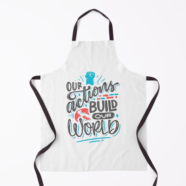 Item preview, Our Actions Build Our World Quote designed and sold by Happyfreedom.