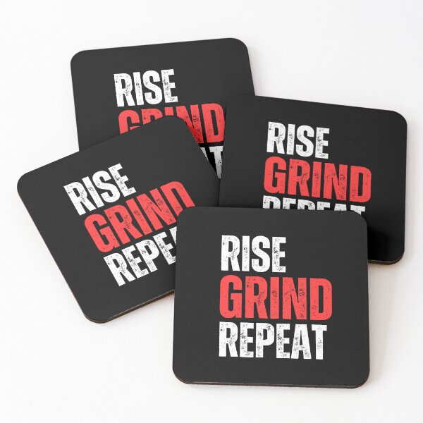 Item preview,  Rise Grind Repeat designed and sold by WarriorsArmour.
