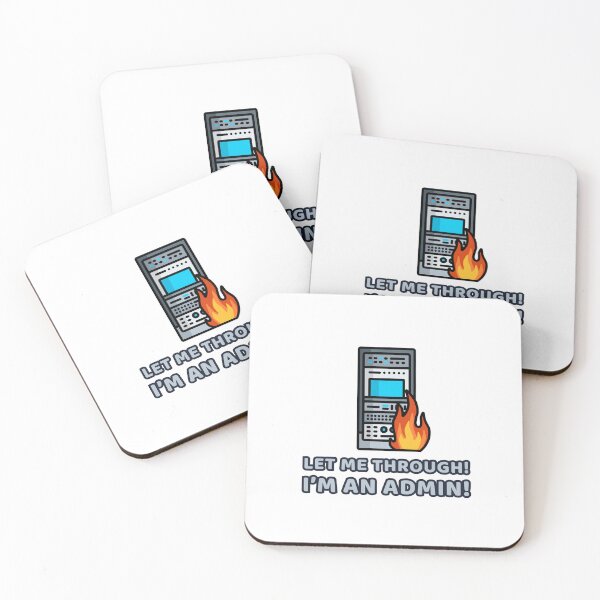 Item preview, Let me through! I'm an admin! designed and sold by WurmWeb.DesignShop.