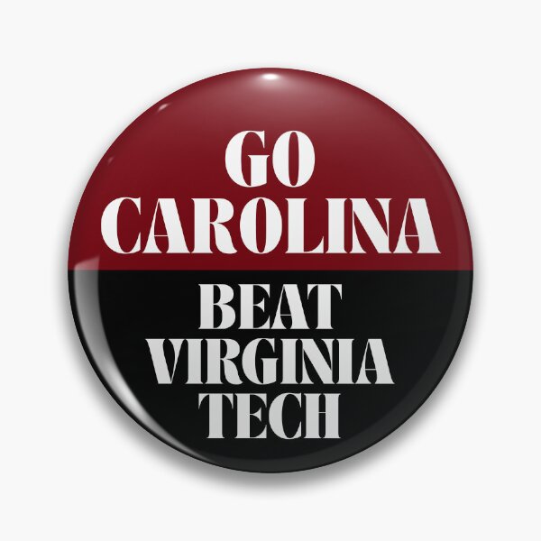 Item preview, South Carolina Gameday Football Pin Button designed and sold by Kickoff Buttons.