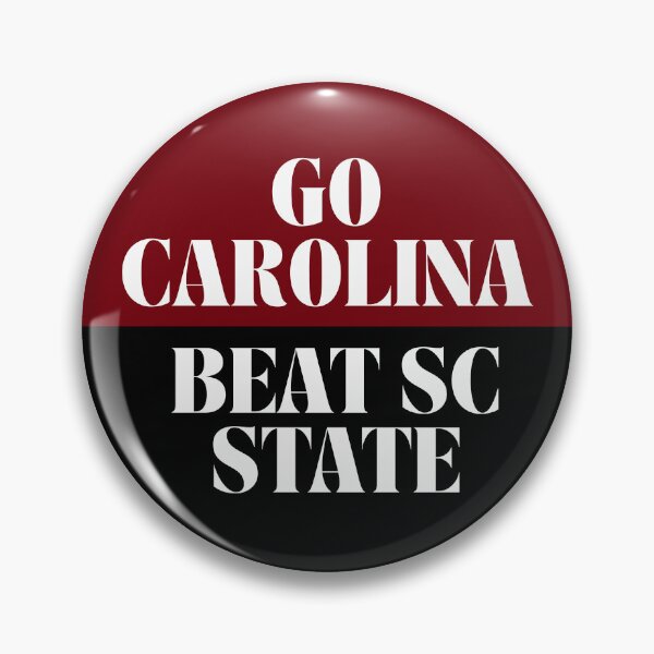 Item preview, South Carolina Gameday Football Pin Button designed and sold by Kickoff Buttons.
