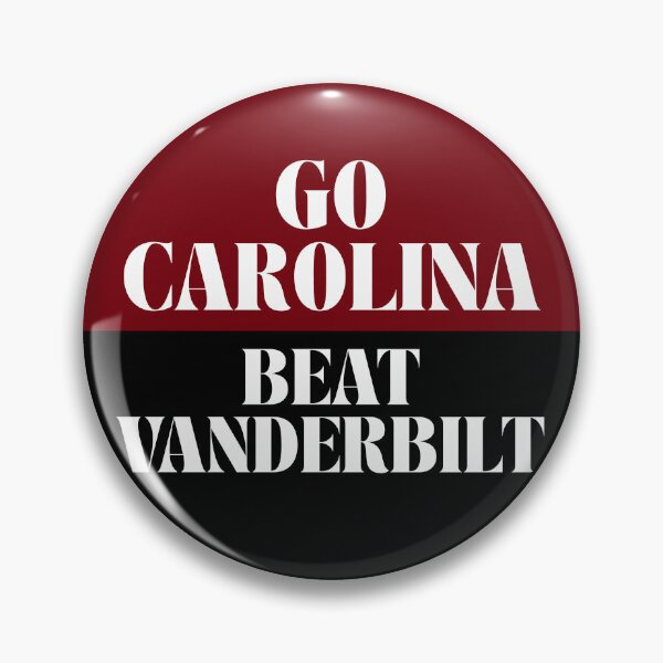 Item preview, South Carolina Gameday Football Pin Button designed and sold by Kickoff Buttons.