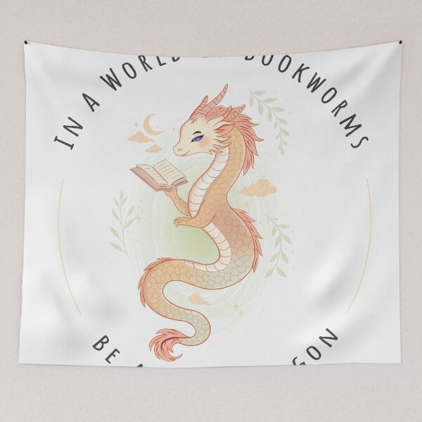 Item preview, Bookworm to Bookdragon: Quiet Scholar designed and sold by Iqrapixels.