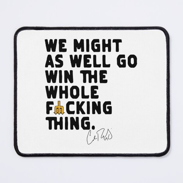 Item preview, might as well win championship fan - cal raleigh designed and sold by Haupalette.