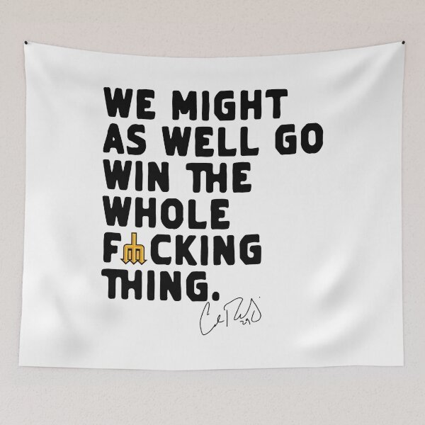 Item preview, might as well win championship fan - cal raleigh designed and sold by Haupalette.