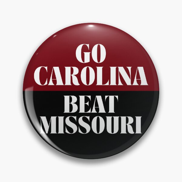 Item preview, South Carolina Gameday Football Pin Button designed and sold by Kickoff Buttons.