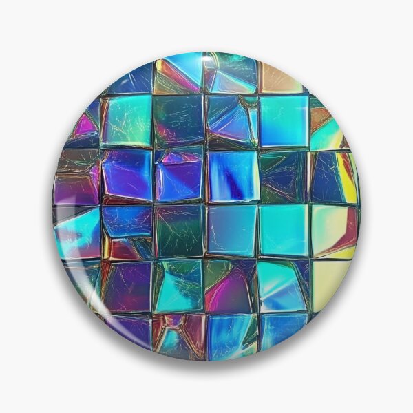 Item preview, Holographic Prismatic Tiles - Iridescent Reflections designed and sold by MidArtForge.