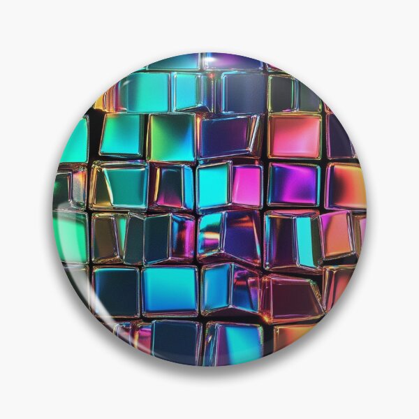 Item preview, Holographic Prismatic Tiles - Iridescent Reflections designed and sold by MidArtForge.