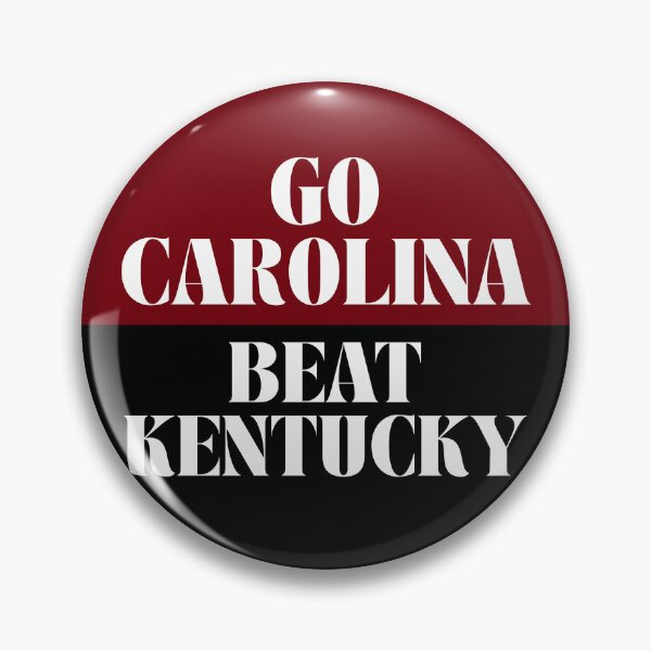 Item preview, South Carolina Gameday Football Pin Button designed and sold by Kickoff Buttons.