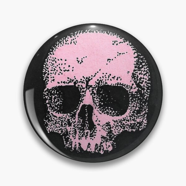 Item preview, Carpe Diem Nihilism Cute Goth Ribbon Skull Vintage Ink Handmade Quote designed and sold by M.Stern.