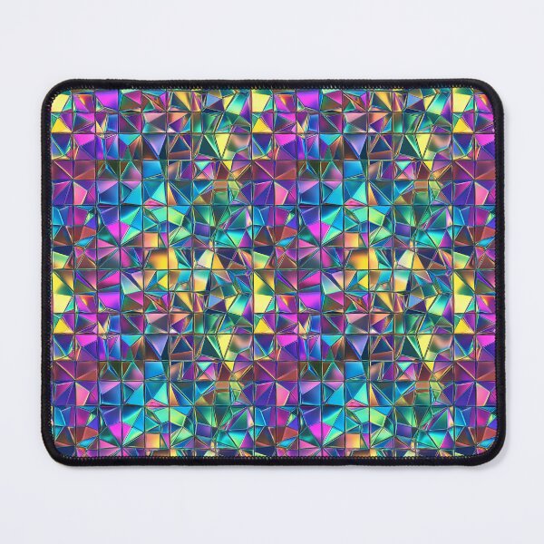 Item preview, Holographic Prismatic Tiles - Iridescent Reflections designed and sold by MidArtForge.