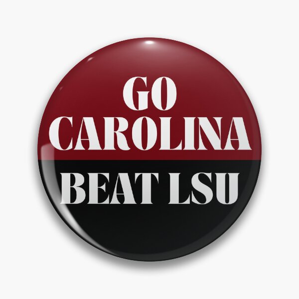Item preview, South Carolina Gameday Football Pin Button designed and sold by Kickoff Buttons.