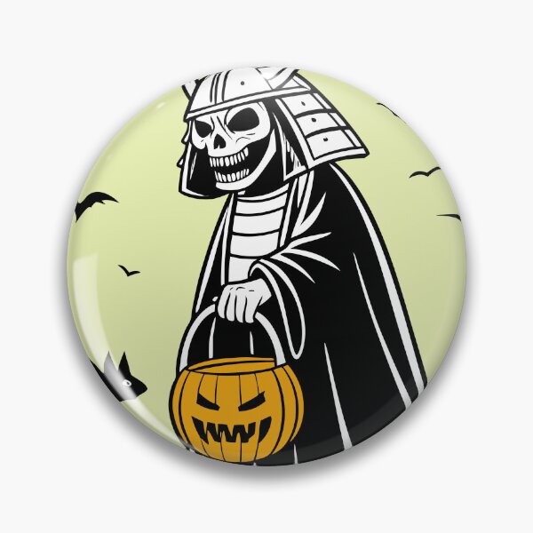 Item preview, Ghost Holding Samurai Mask Illustration designed and sold by AL AMIN.