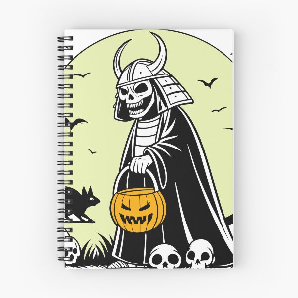 Item preview, Ilustración de un fantasma con una máscara de samurái designed and sold by AL AMIN.