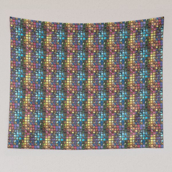 Item preview, Holographic Prismatic Tiles - Iridescent Reflections designed and sold by MidArtForge.