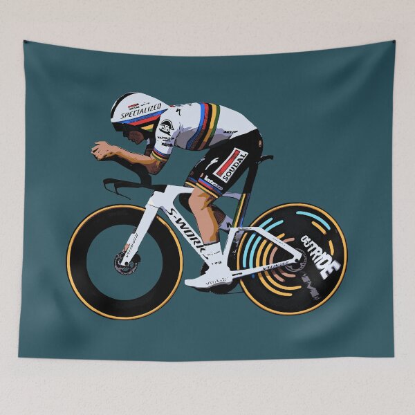 Item preview, Remco Evenepoel Rainbow Jersey designed and sold by bonk-cycling.
