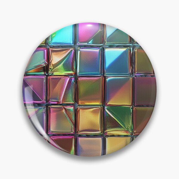 Item preview, Holographic Prismatic Tiles - Iridescent Reflections designed and sold by MidArtForge.