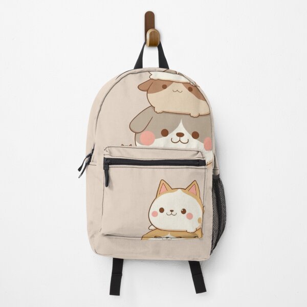 Item preview, Cute Chubby Cats and Dogs Stacked Cartoon – Kawaii Pastel Animal Design designed and sold by Tidarat-27.