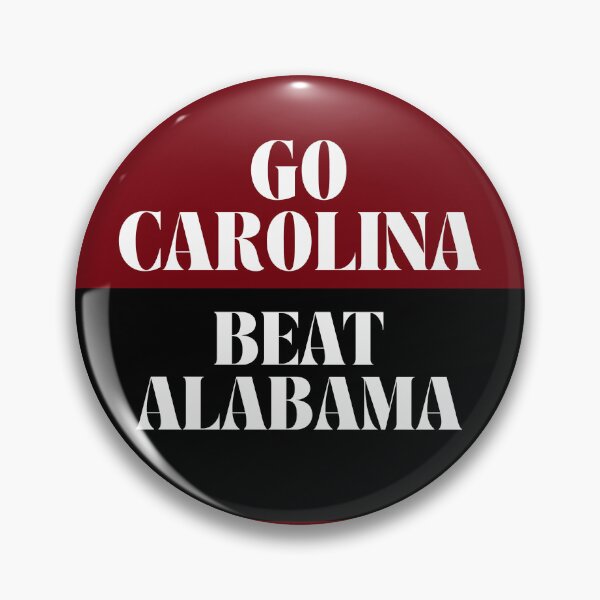 Item preview, South Carolina Gameday Football Pin Button designed and sold by Kickoff Buttons.