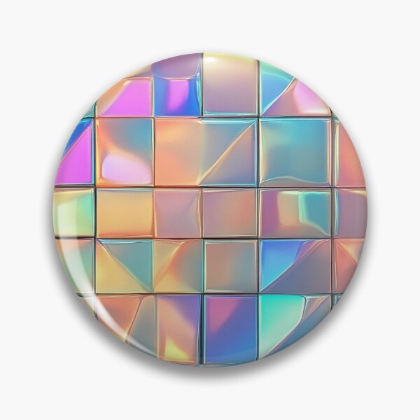 Item preview, Holographic Prismatic Tiles - Iridescent Reflections designed and sold by MidArtForge.