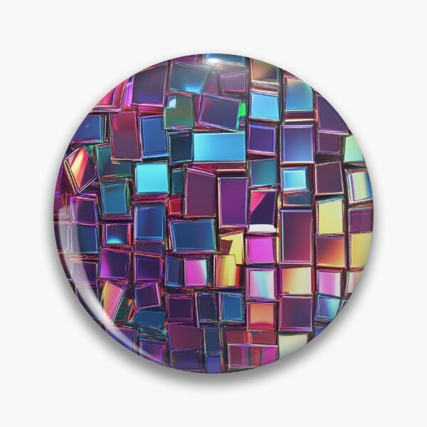 Item preview, Holographic Prismatic Tiles - Iridescent Reflections designed and sold by MidArtForge.