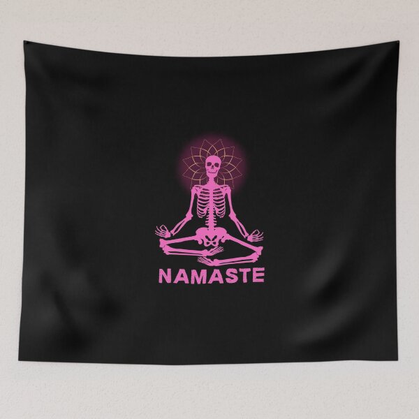 Item preview,  Funny  Yoga Skeleton, Yoga Life,  Yoga Humor,  Yoga Lover,   Yoga Buddha Master,  designed and sold by KolorellaS.