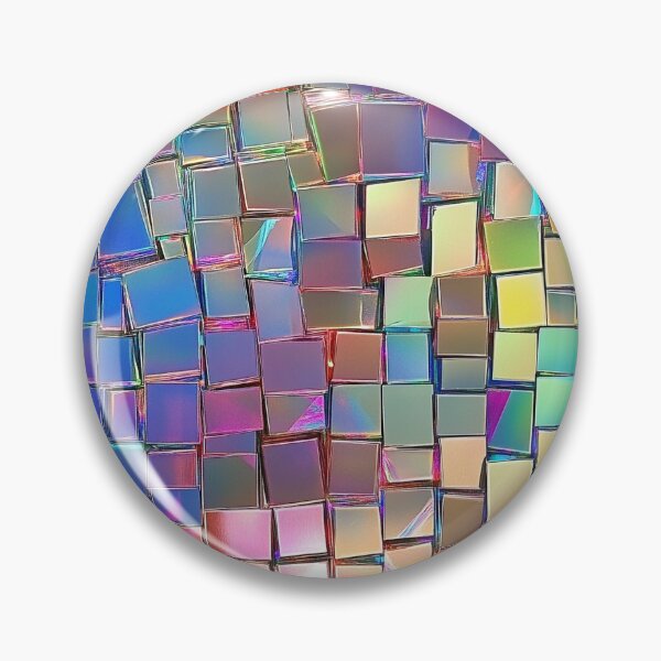 Item preview, Holographic Prismatic Tiles - Iridescent Reflections designed and sold by MidArtForge.
