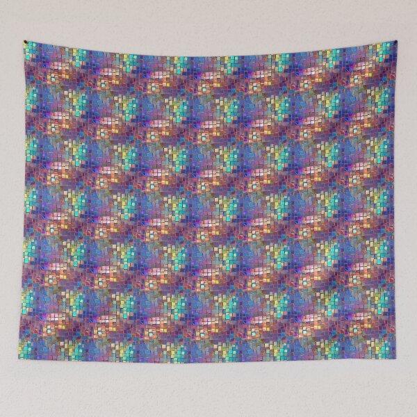 Item preview, Azulejos prismáticos holográficos - Reflejos iridiscentes designed and sold by MidArtForge.