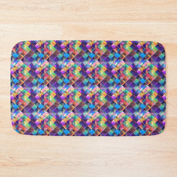 Item preview, Holographic Prismatic Tiles - Iridescent Reflections designed and sold by MidArtForge.