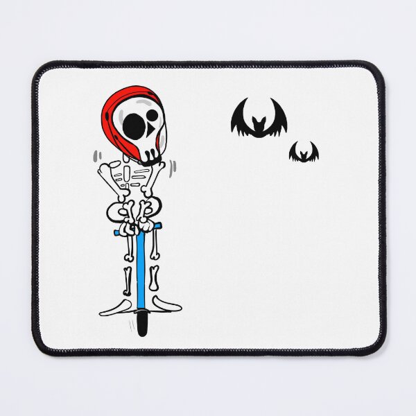 Item preview, Halloween doodle cartoon minimal of a ghost skeleton riding a scooter designed and sold by nongsao4.