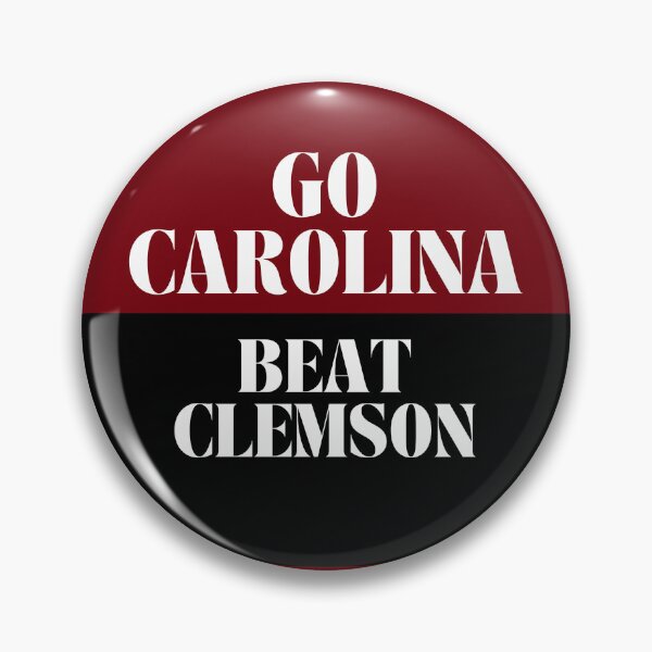 Item preview, South Carolina Gameday Football Pin Button designed and sold by Kickoff Buttons.
