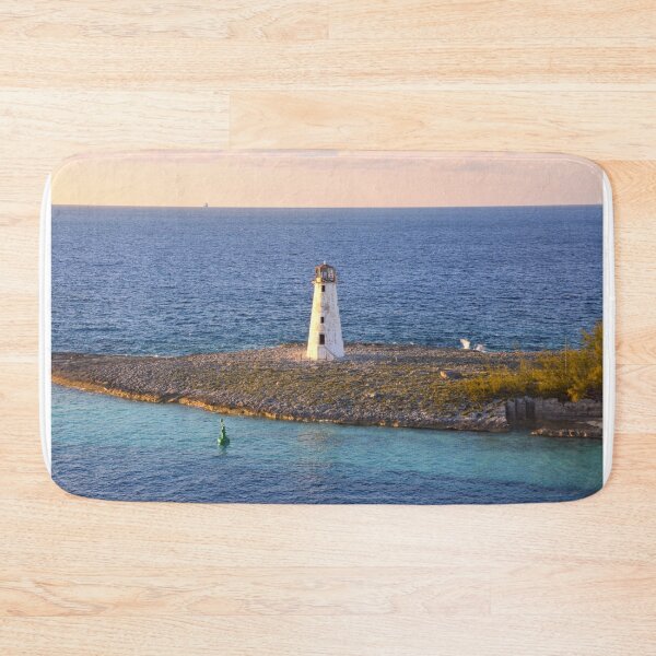 Item preview, The Lighthouse In Nassau Harbour designed and sold by LisaWootenPhoto.