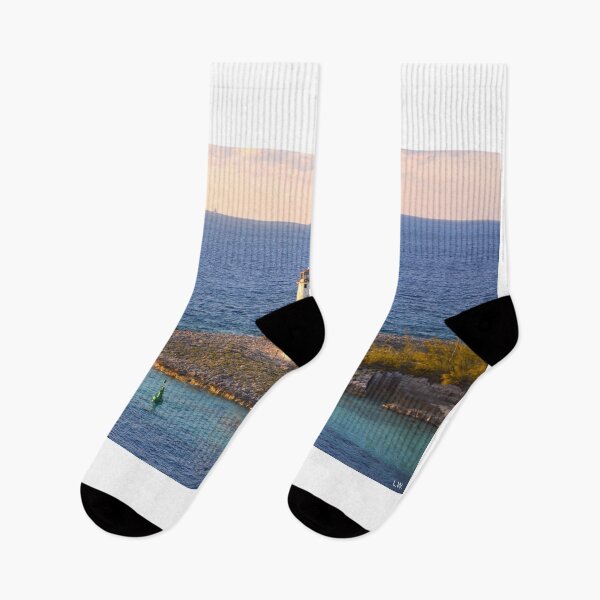 Item preview, The Lighthouse In Nassau Harbour designed and sold by LisaWootenPhoto.