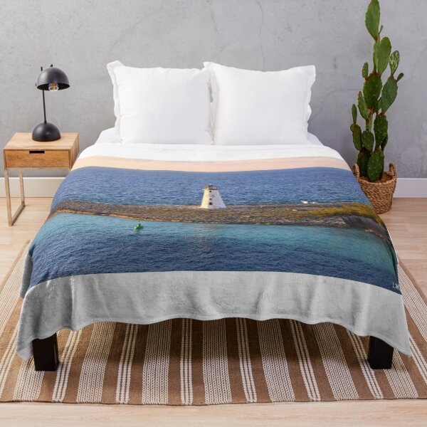Item preview, The Lighthouse In Nassau Harbour designed and sold by LisaWootenPhoto.