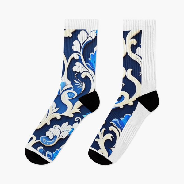 Aperçu de l'œuvre Motif damassé élégant | Motif floral vintage classique créée et vendue par digitallyyour.