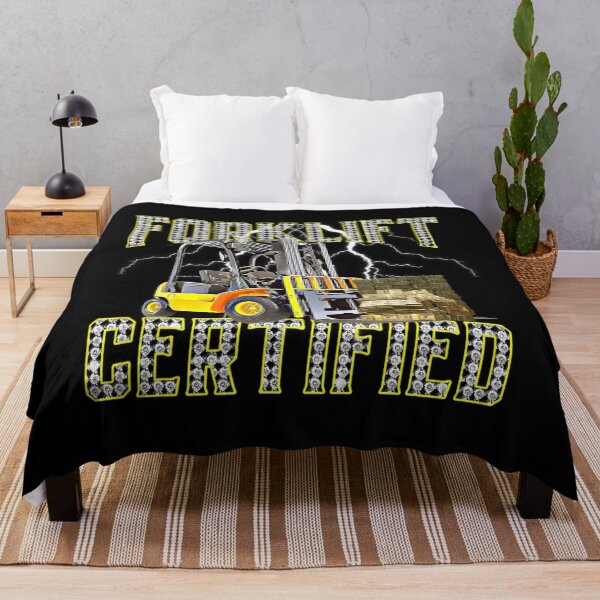 Item preview, Retro Style Funny Forklift Operator Forklift Certified designed and sold by smsihikcaw1.