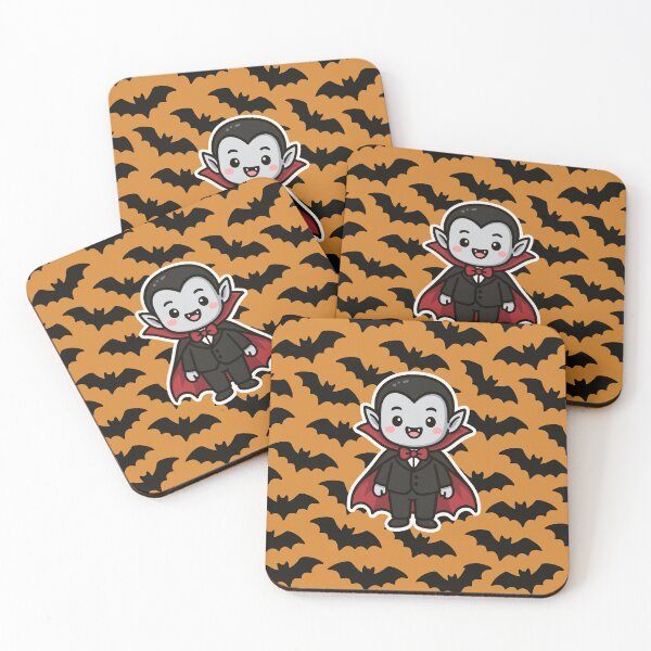 Item preview, Kawaii Dracula Sticker – Cute Vampire Halloween Design | Chibi Vampire with Cape designed and sold by Gerry Montoya.
