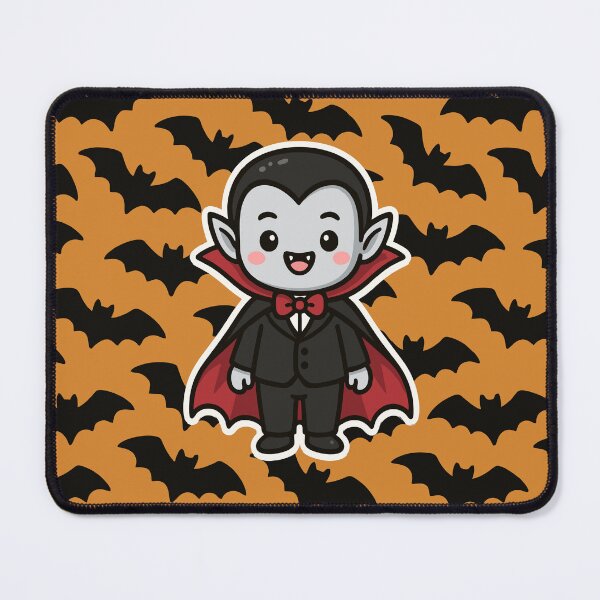Item preview, Kawaii Dracula Sticker – Cute Vampire Halloween Design | Chibi Vampire with Cape designed and sold by Gerry Montoya.