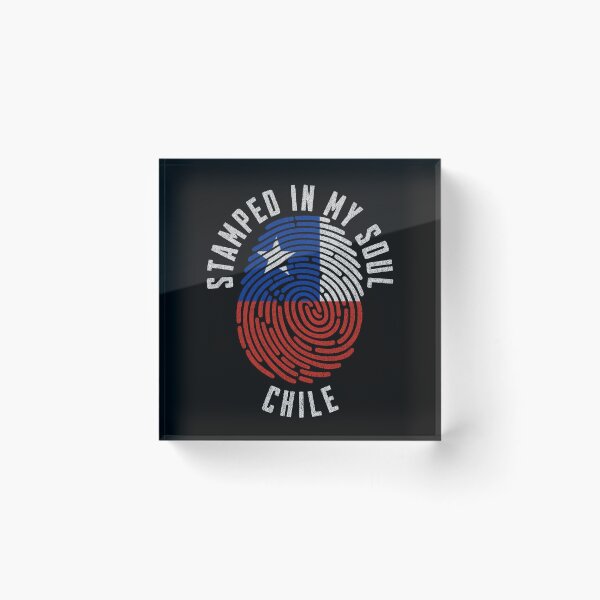 Item preview, Stamped in My Soul Chile Flag Design Chilean Pride designed and sold by chrisrivait.