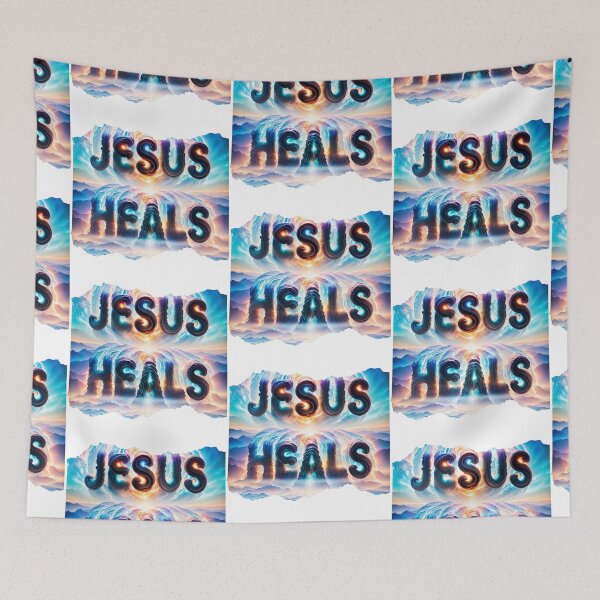 Item preview, JESUS HEALS 3 designed and sold by maveluzone.