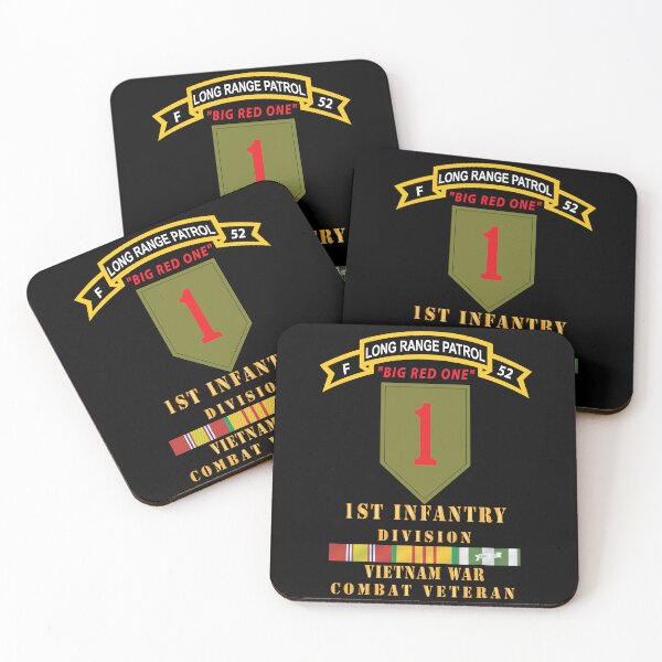 Item preview, Army - F Co - 52nd Inf ABN - 1st Infantry Div w VN SVC X 300 designed and sold by Military Insignia Products.