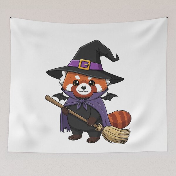 Item preview, Cute Red Panda Witch designed and sold by k3rstman1.